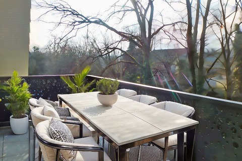 Terrasse avec home Staging