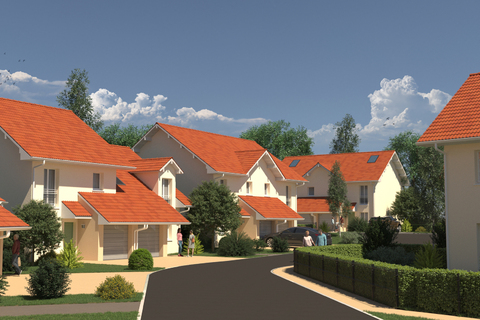 Maisons mitoyennes neuves de type T4 et T5